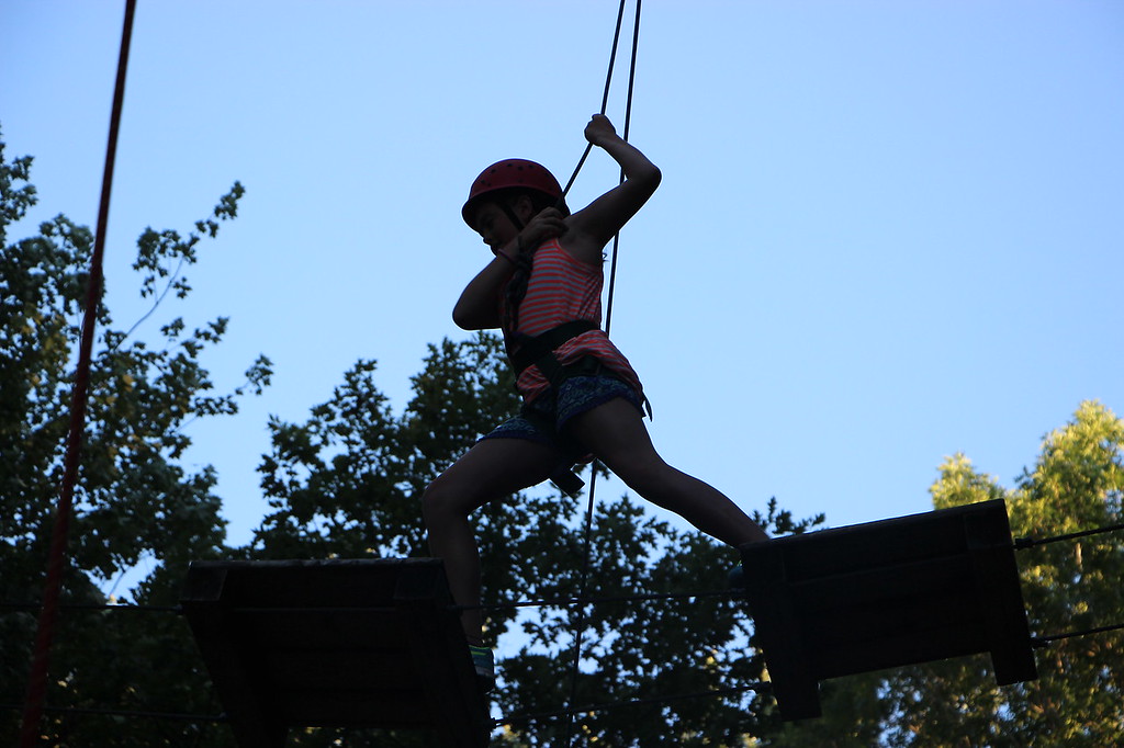 climbing, high ropes, Miniwanca, Michigan, Summer Camp, Girls Camp